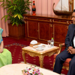 Indian external affairs minister calls on President Yameen