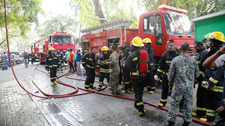 MNDF fire lorries