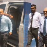 Gayoom attends hearing of Faris’s identity fraud trial