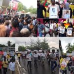 Opposition holds protest marches in southern atolls