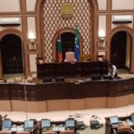 Majlis continues over din of opposition protest