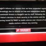 RaajjeTV shuts after Maldives military threatens action