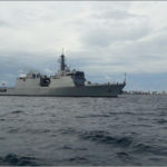Indian navy vessel in joint patrol of Maldivian waters