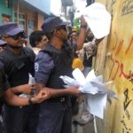 MDP cries foul as police tear up campaign posters