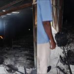 Arson suspected in opposition campaign hall fire
