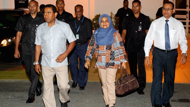 First couple departs for Malaysia - Maldives Independent